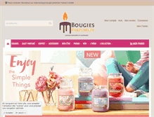 Tablet Screenshot of bougies-parfums.fr